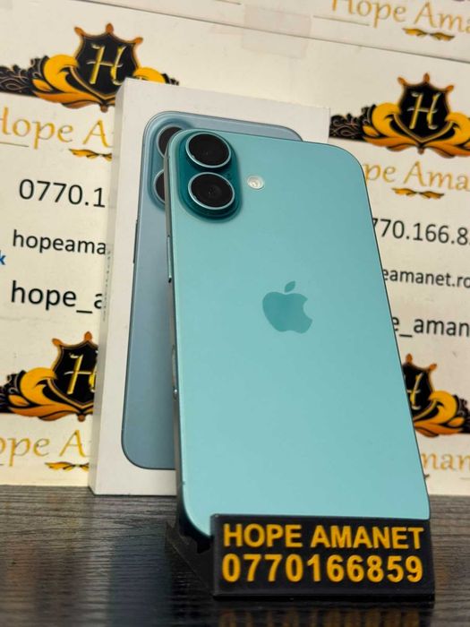 Hope Amanet P10/iPhone 16 128GB Teal BT 100% CIC 41