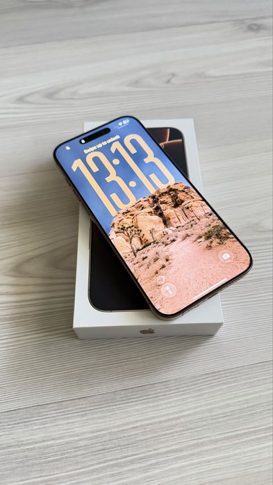 iPhone 16 Pro Max Desert Titanium Full Box 256GB
