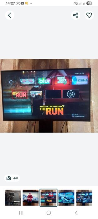 PS3 slim ideal o'yinlari bor 2 djoystik uyda o'ynalgan 320GB hotirasi.