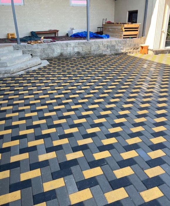 Укладка брусчатка