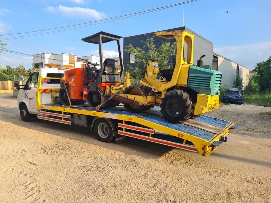 Tractari auto Transport utilaje tractor u650 dube microbuze etc