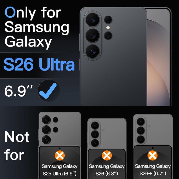 Стъклен Протектор за Камера за Samsung Galaxy S26 S25 S24 S23 S22 Ultr