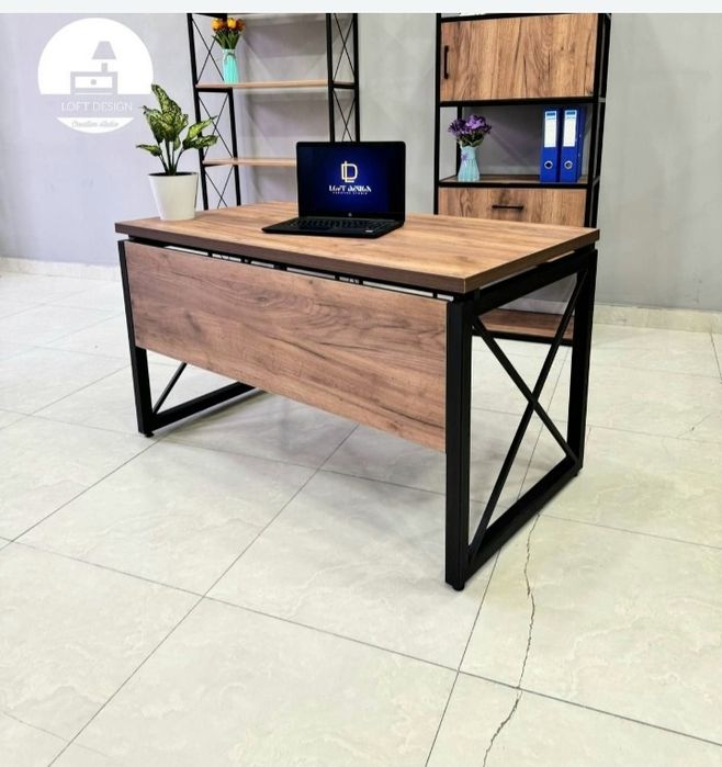 Лофт стилдаги офис столлар