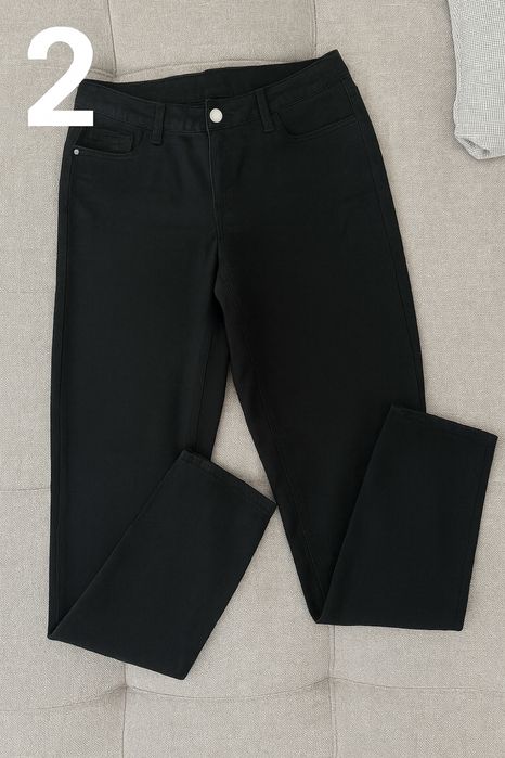 Дамски черни дънки и панталони