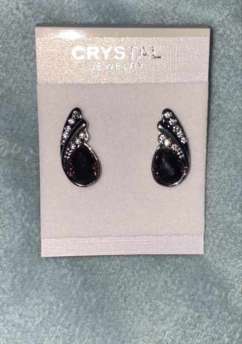 Cercei amethyst crystal jewelry