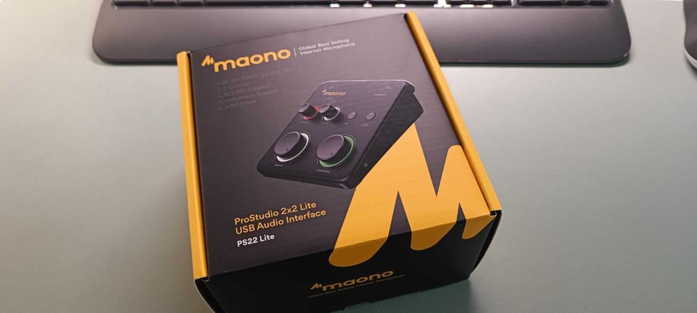 MAONO USB аудио интерфейс за компютър с XLR вход 24-bit/192kHz