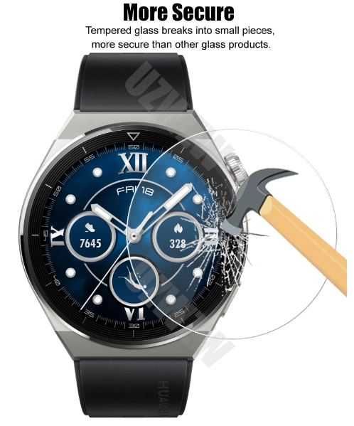 Set 2 folii sticla protectie ecran Huawei Watch GT 3 Pro(46 mm)