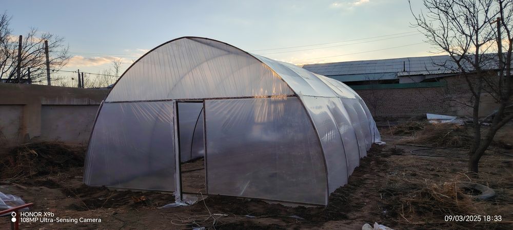 Issiqxona, parniklar, teplitsalar arzon va sifatli turda qurib beramiz