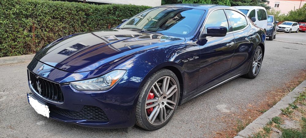 Мазерати Maserati Ghibli 3.0 S Q4 4x4 BI TURBO 410 кс 64000 км РЕАЛНИ
