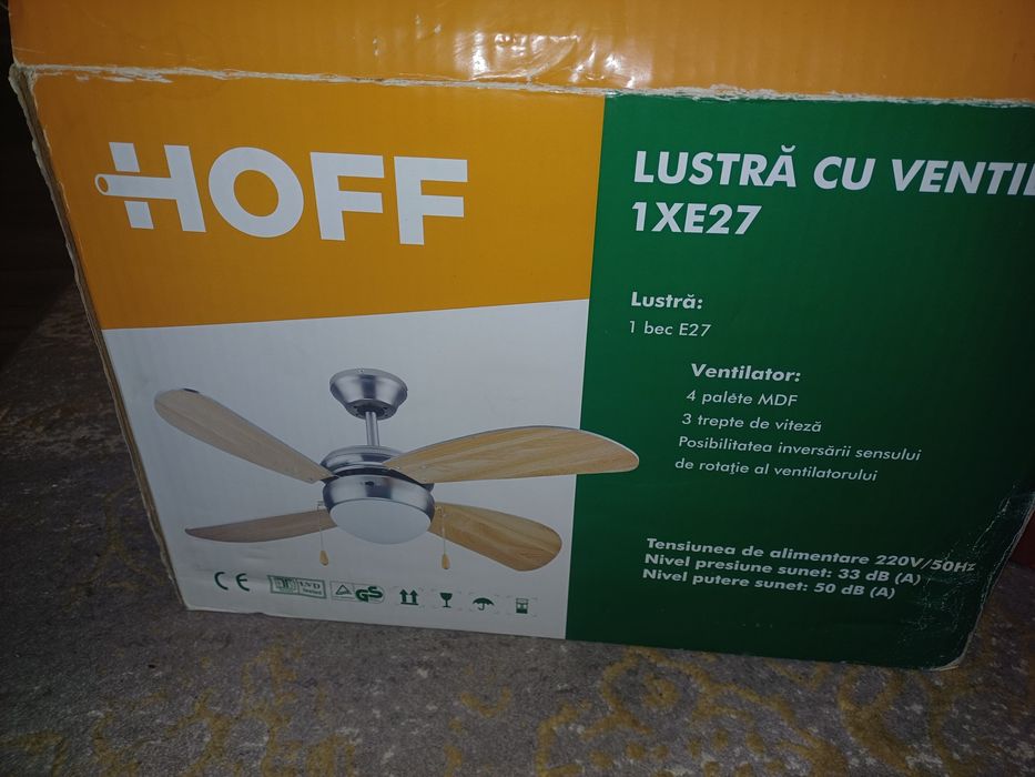Lustră vu ventilator