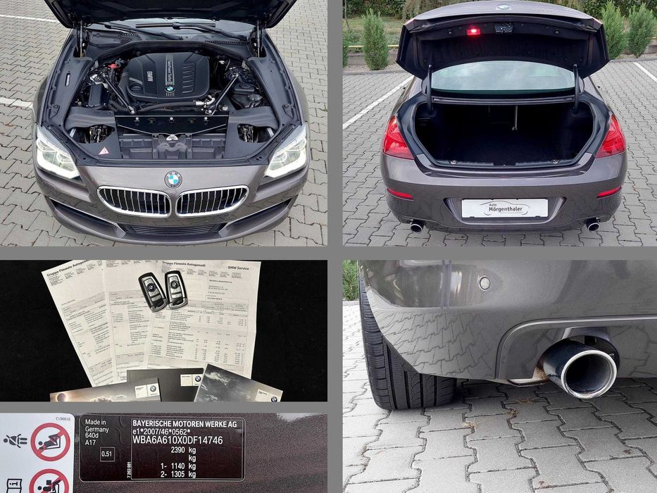 BMW F06 640d GranCoupe 3.0d *LUXURY* 2013 Import Recent - Impecabil