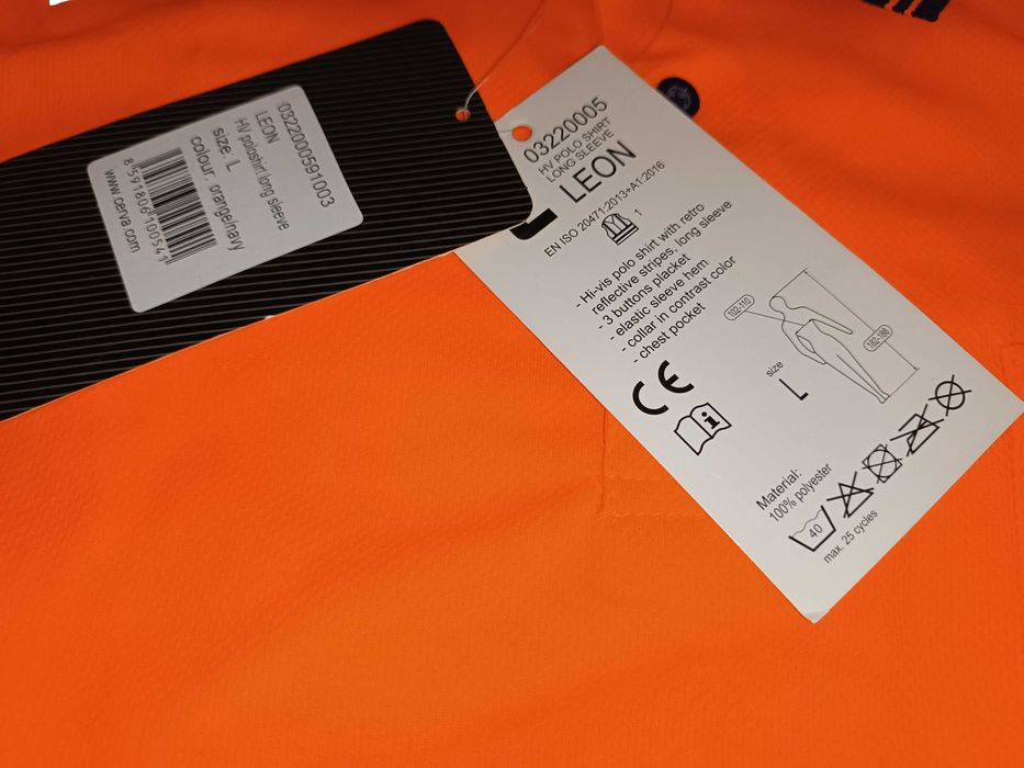 Bluza/tricou de vara LEON reflectorizanta mar L