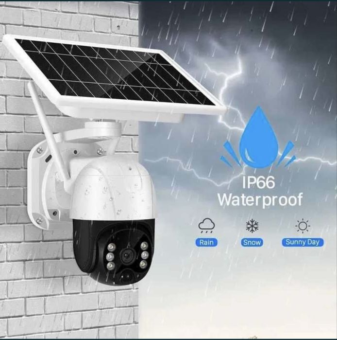 5G камера със соларна батерия + 16GB карта памет