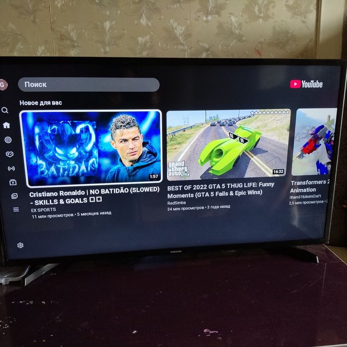 Tv sotiladi samsung smart 5series 5200 40tali