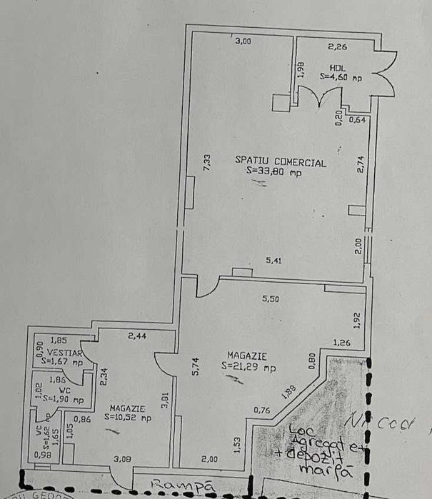 Vanzare sau inchiriere spatiu comercial Zona BIG Supernova Constanta