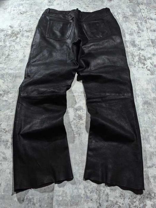 Pantaloni piele rockstar moto opium