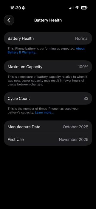 Iphone 17 pro 256 gb 100% аккумулятор