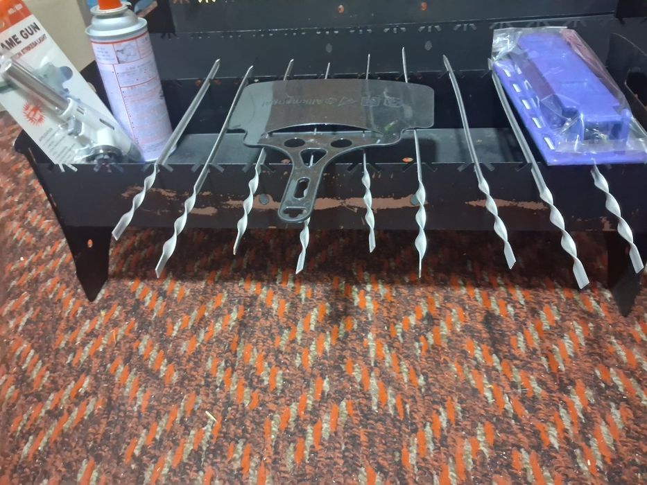 Shashlik qo'ra kanpolekt 6 tasi 1ta 200.00