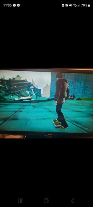 Nintendo Wii joc pe televizor