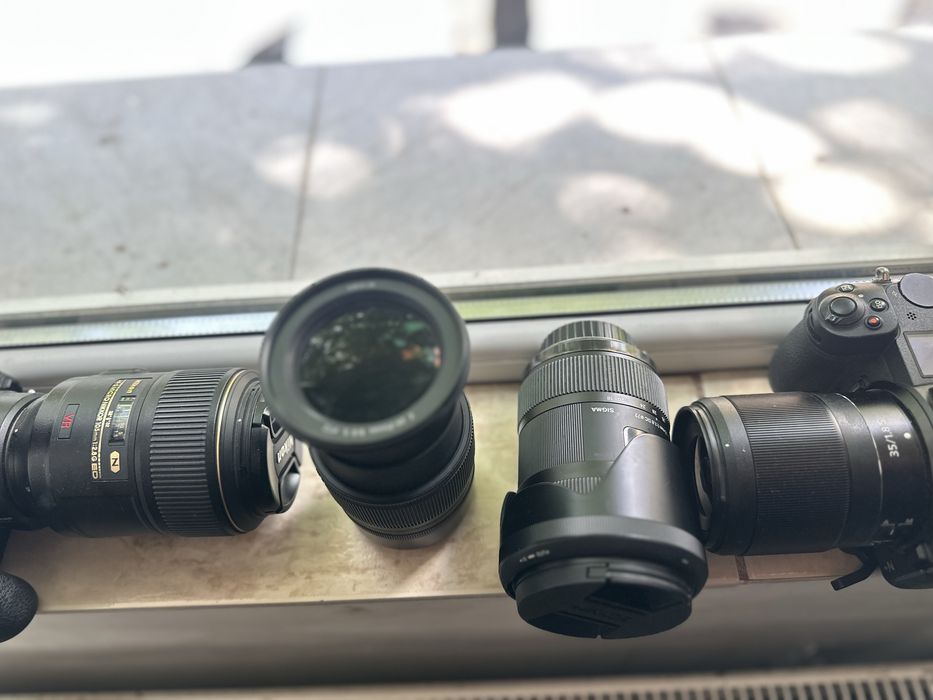 Obiective  Nikon Z  seria S 35mm 1.8s 24-70mm 4s  105mm 2.8  art f1.8 18-35mm