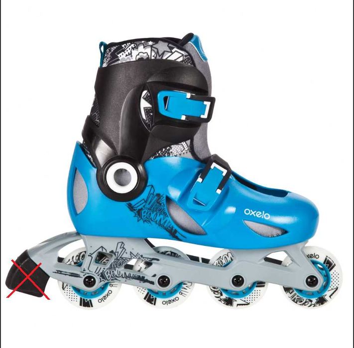 Role marimea 32-34, Decathlon Oxelo Play 5 + Husa