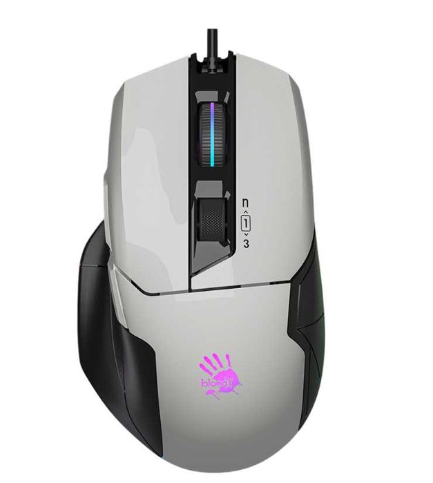A4Tech Bloody W70MAX STONE PANDA WHITE RGB Проводная игровая мышь 1.4