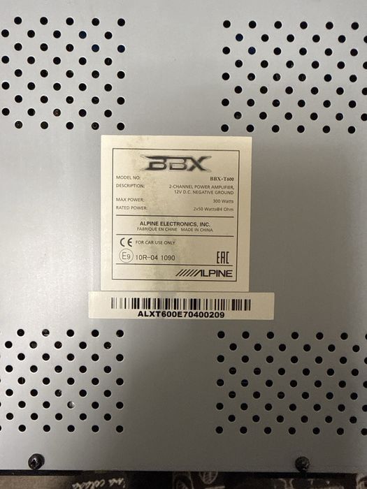 Vand Subwoofer MTX + statie Alpine