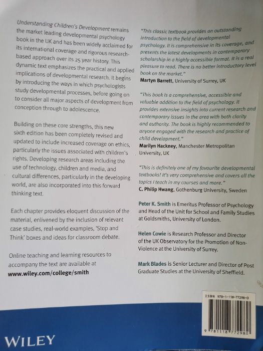 Understanding Children's Development/ Intelegerea dezvoltarii copiilor