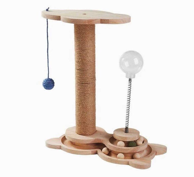 Нова Стабилна плюшена котешка катерушка