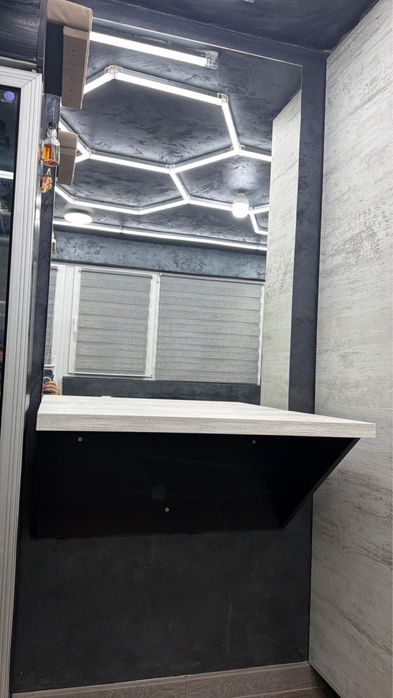 Mobilier frizerie OGLINDA + SUPORT MASINI