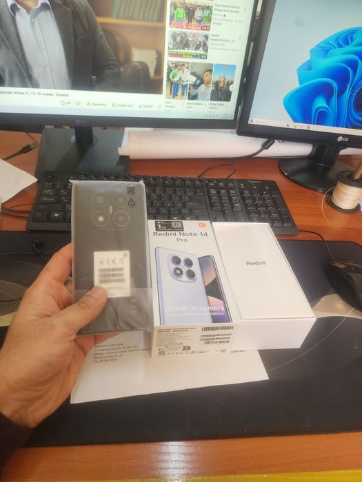 Redmi note 14pro 12/256gb(2025)ideal iwlawi zur aybi yuq tozza telefon