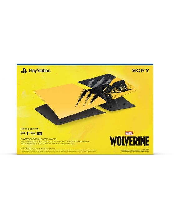 Панели за конзола PlayStation 5 Pro – Marvel’s Wolverine Battle Yellow Limited Edition