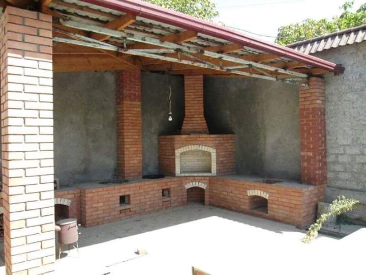 СТРОИТЕЛЬСТВО Летние кухни. Камин. Очаг.