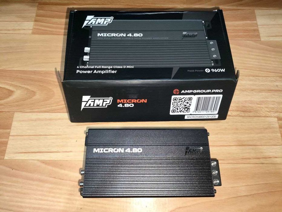 Маленький усилитель 4-х канальный. Новый