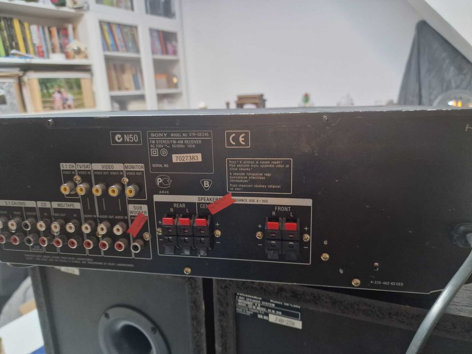 Amplificator Receiver SONY STR-DE345 F Puternic 100w pe canal Stare f