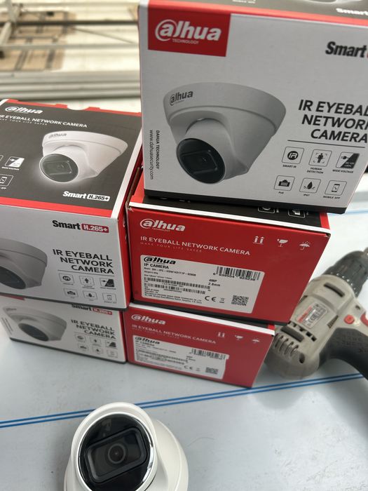 Установка камеры видеонаблюдение