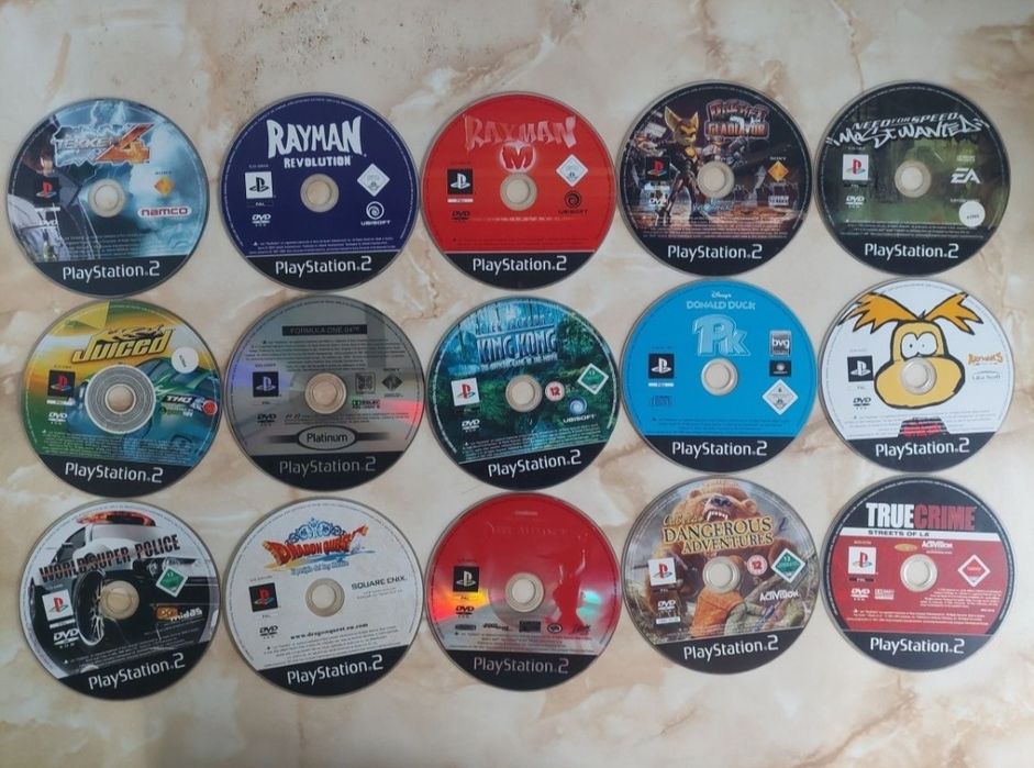 [PS2] Vând 80 jocuri originale pentru PlayStation 2 //poze reale