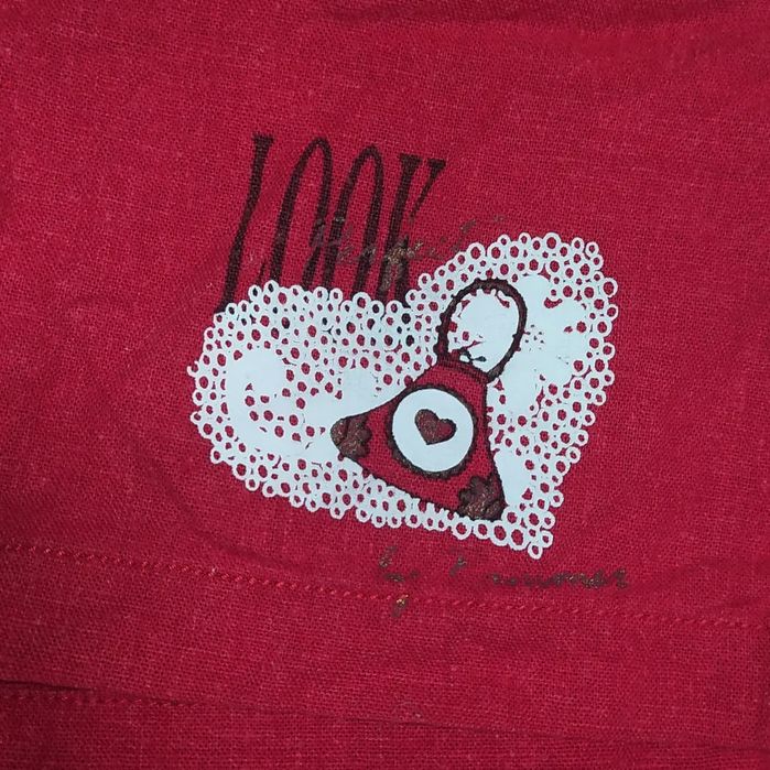 Червени къси гащи, размер S