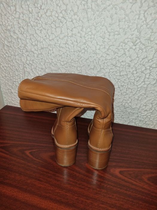 Cizme din piele naturala Uterque (Massimo Dutti)