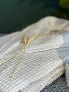 Халат вафельный банный — Дышащий, лёгкий и уютный