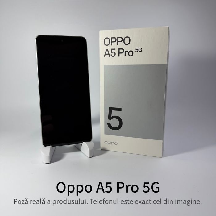 Oppo A5 Pro 5G 256 gb / 8+8 gb ram , Garantie 2 ani + cadou
