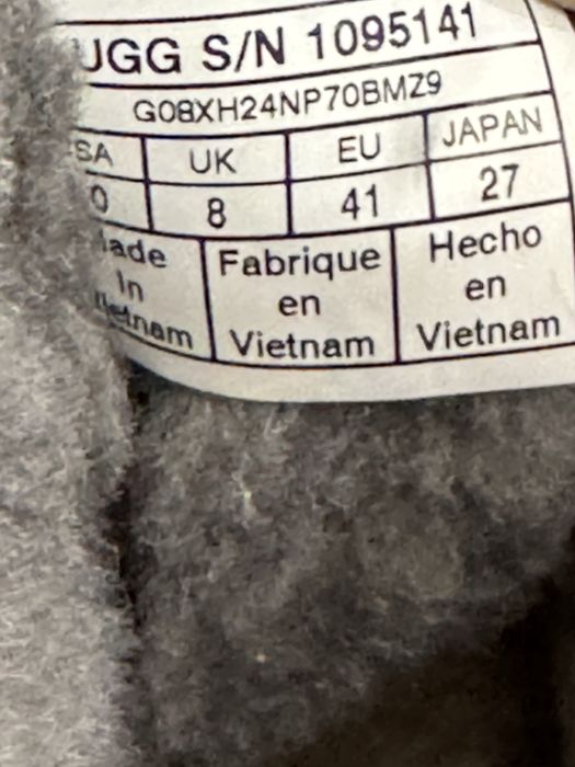 Мъжки зимни ботуши с пух UGG.Номер 41