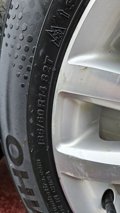 Джанти 14 5х100 vw с гуми 185 60 14