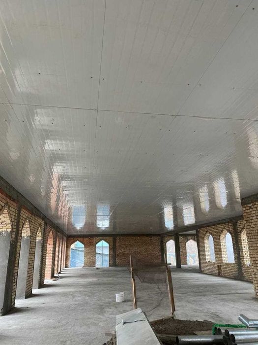 Склады, ангары, пром. зоны, швейные, закрытые рынки из Сэндвич панель