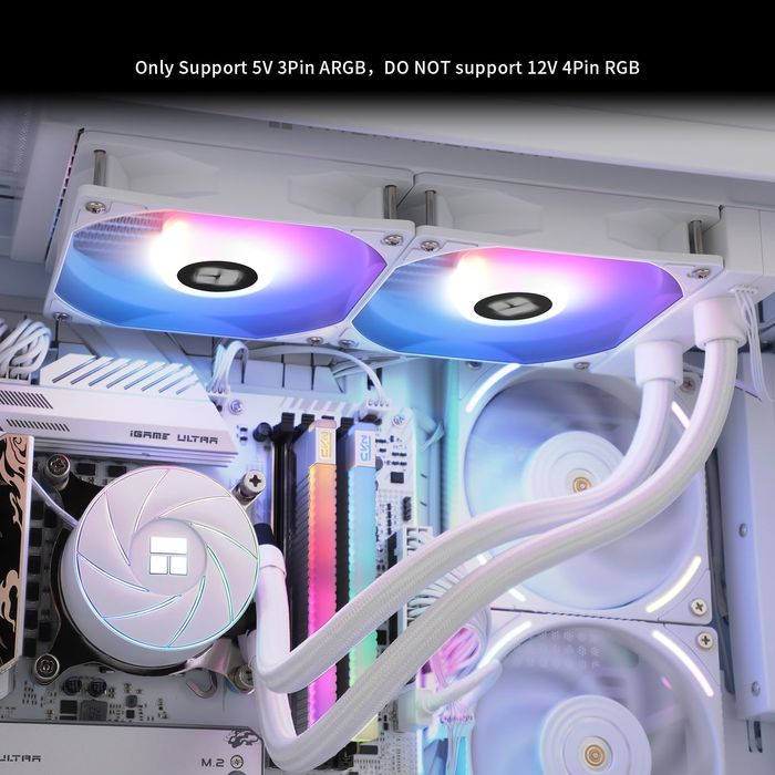 Cooler CPU Thermalright Aqua Elite 240 White ARGB, racire pe apa