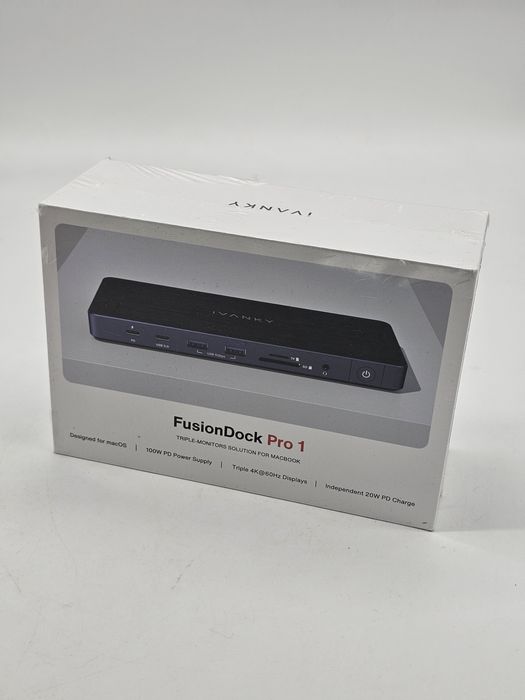 iVANKY Stație de andocare 14 în 1 FusionDock Pro 1 MacBook Pro USB C c