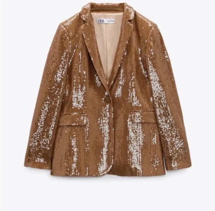 Бляскаво сако Zara