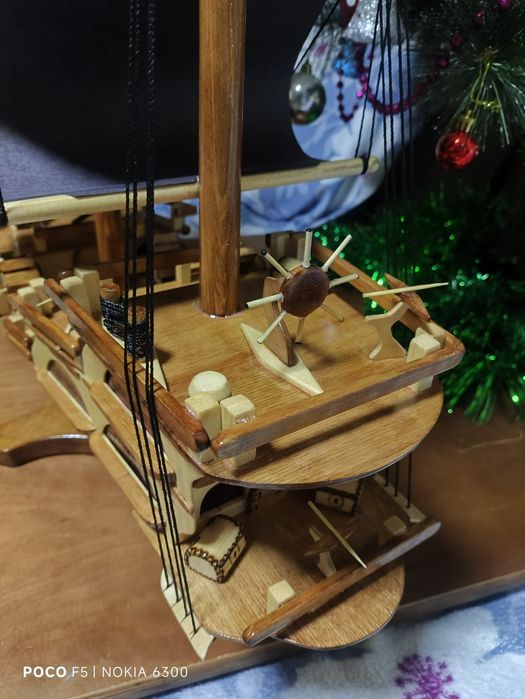 Корабль ручная работа