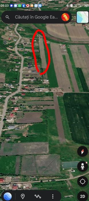 Teren 8400mp Golăiești – 18m deschidere – Utilități la poartă