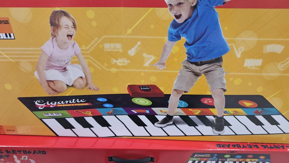 Детско пиано за под с 8 мелодии и 2 програми